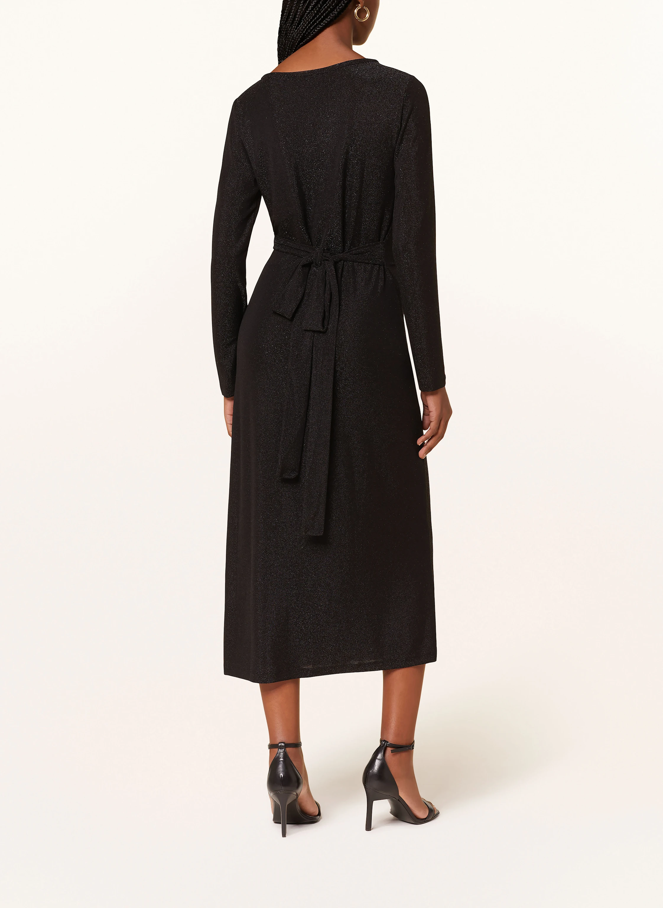 DIANE VON FURSTENBERG Wickelkleid SIMONA mit Glitzergarn
