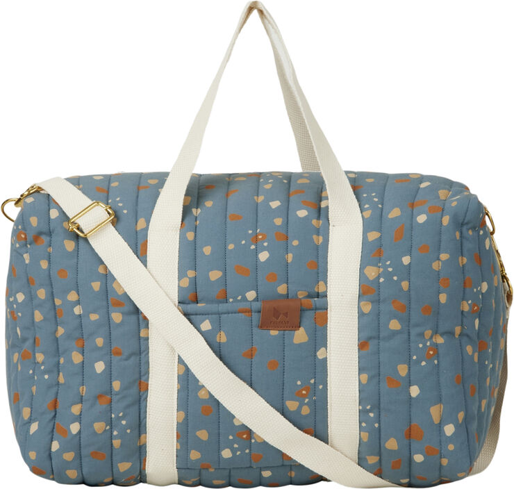 Fabelab Quilted Gym Bag - Small - Cobblestone Blue spruce