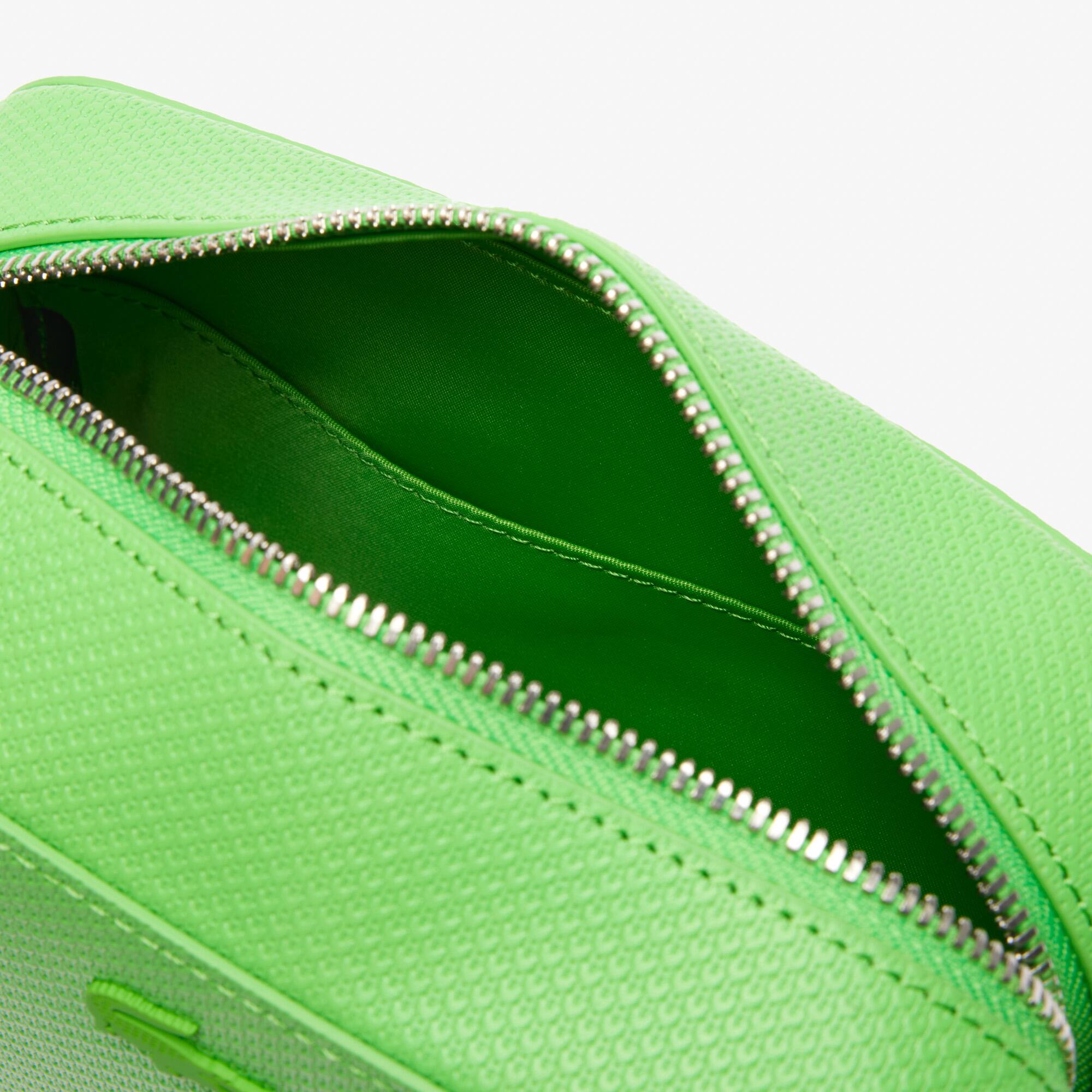 Unisex-Umhängetasche CHANTACO aus Piqué-Leder Crossbody Taschen - Grün - Lacoste - Unisex