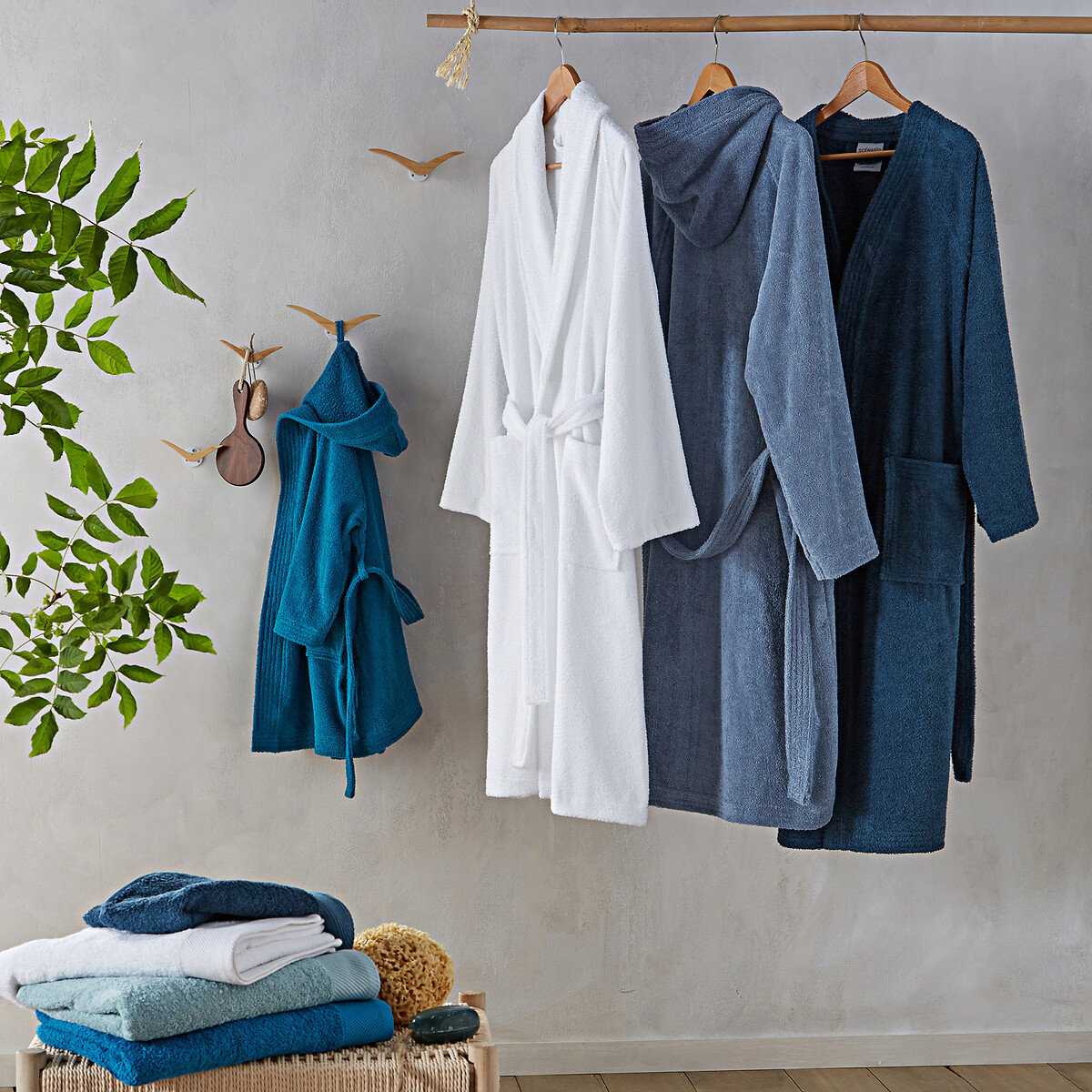 LA REDOUTE INTERIEURS<br>Roupão infantil com capuz 350 g/m², Scenario