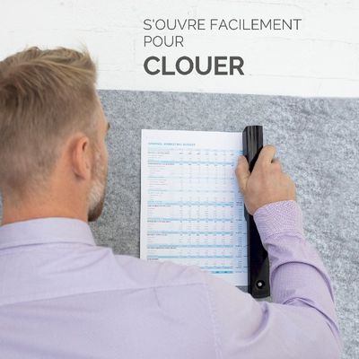 Fellowes - Agrafeuse LX820 noire avec Microban® - capacité de 20 feuilles - pleine bande