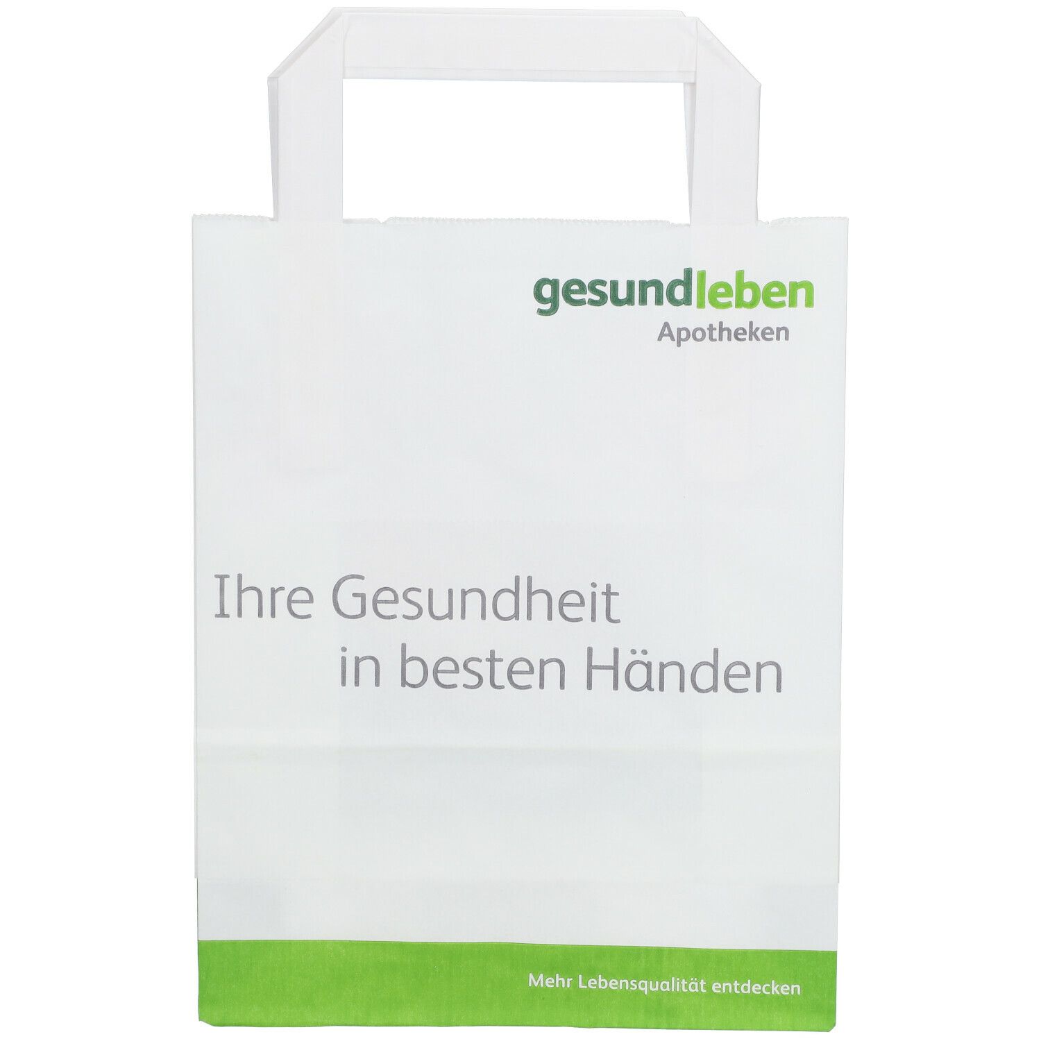 gesund leben Papiertüte klein 80x180x230 cm