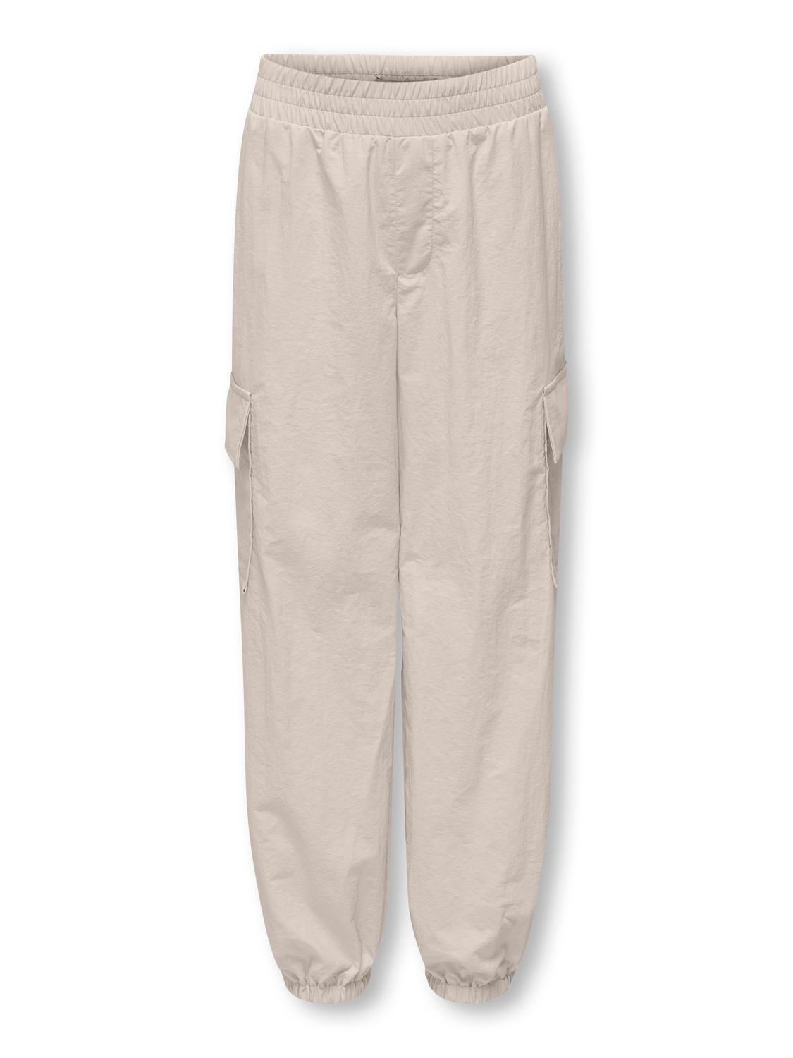 KOGECHO Mittlere Taille Locker geschnitten Cargo-Hose Pumice Stone