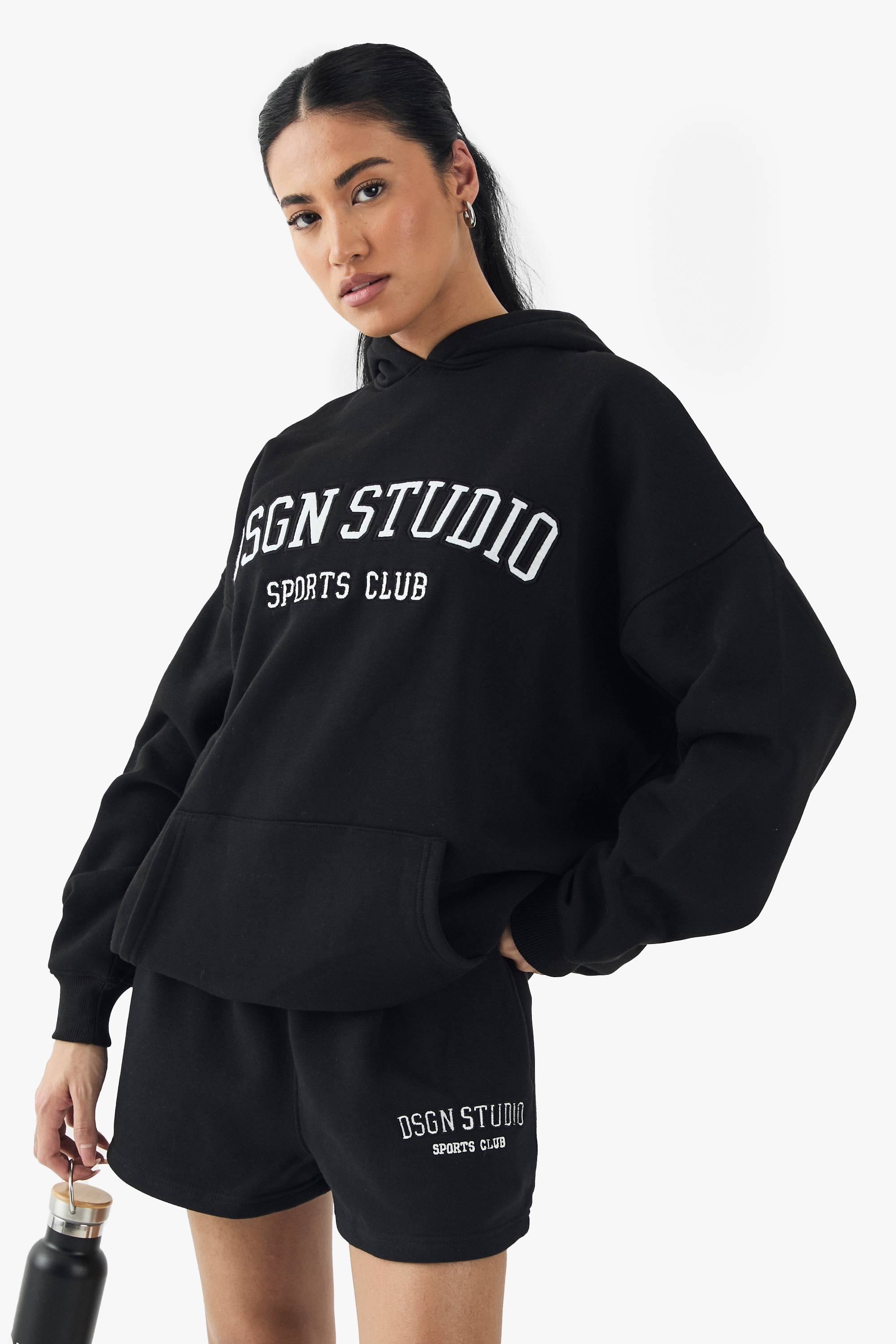 Short De Sport En Molleton Avec Appliqué Dsgn Studio Sports Club