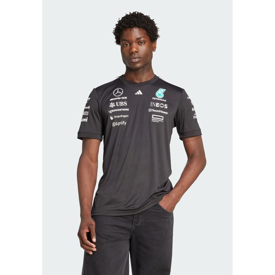 Adidas Maillot pilote noir Mercedes - AMG Petronas Formula One Team