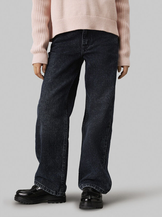 Calvin Klein HR WIDE LEG BLUE BLACK RGD DENIM Blue black rigid