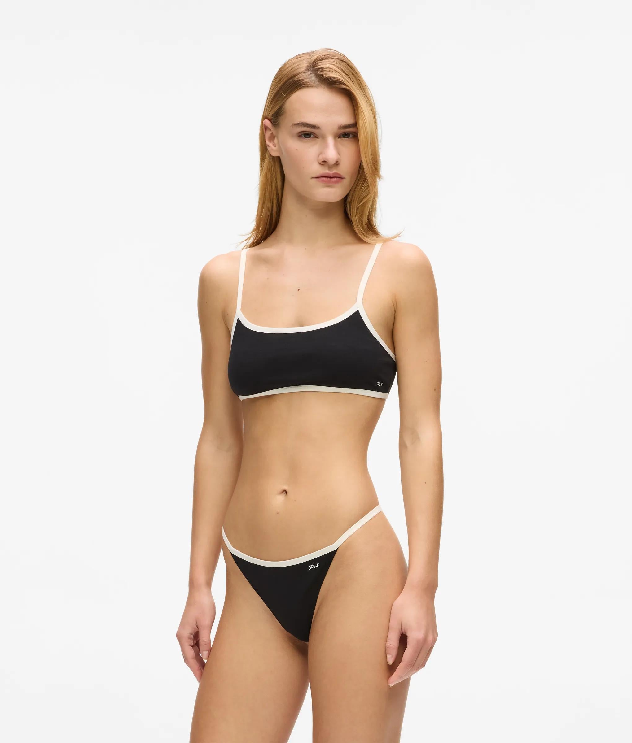 Handtekening bandeau-beha