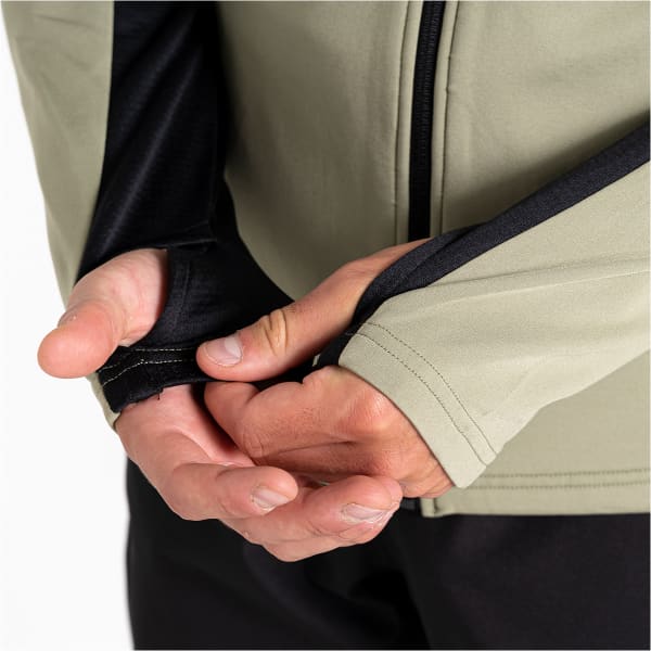 Veste polaire randonnée DARE 2B SUBSTRATUM CORE STR BLACK/ GREEN ALGAE MARL / OIL GREEN