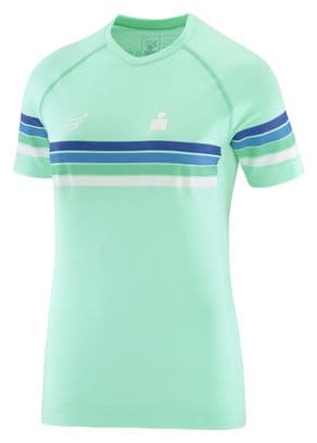 Maillot manches courtes Compressport Femme IronMan Seaside Vert