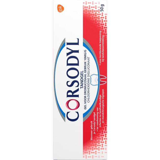 Corsodyl Tandgel 1%
