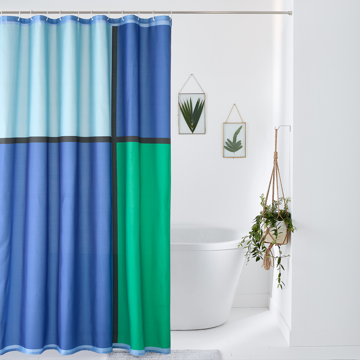 LA REDOUTE INTERIEURS<br>Cortina de duche estampada Fuco