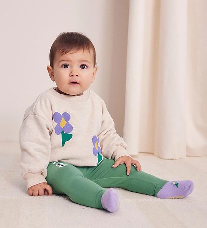 Bobo Choses Leggings - Diamanten - Grün