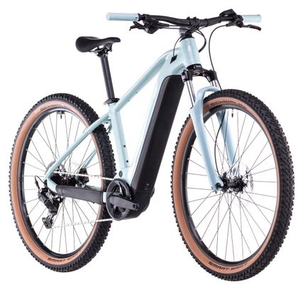 VTT Électrique Semi-Rigide Cube Reaction Hybrid Performance 500 Shimano Cues 9V 500 Wh 27.5'' Bleu Sky Light 2025