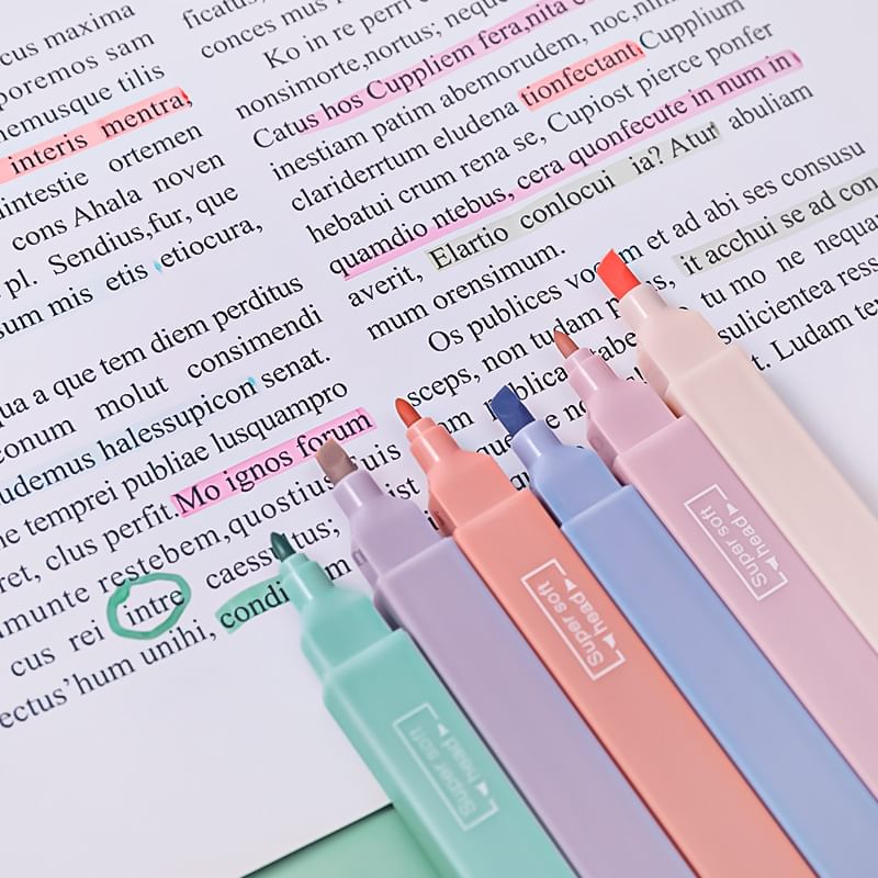 PIXON - Set van 6: Marker Pen (Diverse Ontwerpen)