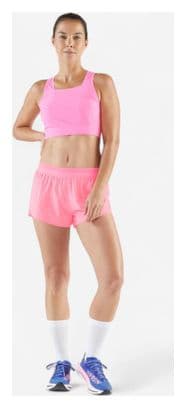 Crop Top de Running Femme Kiprun Race 900 Light Rose