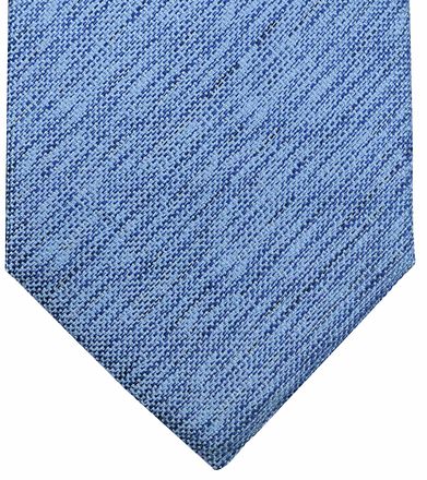 Stropdas Zijde Blauw K81-2 K81-2 100% Silk Tie mid Blue Delav kopen