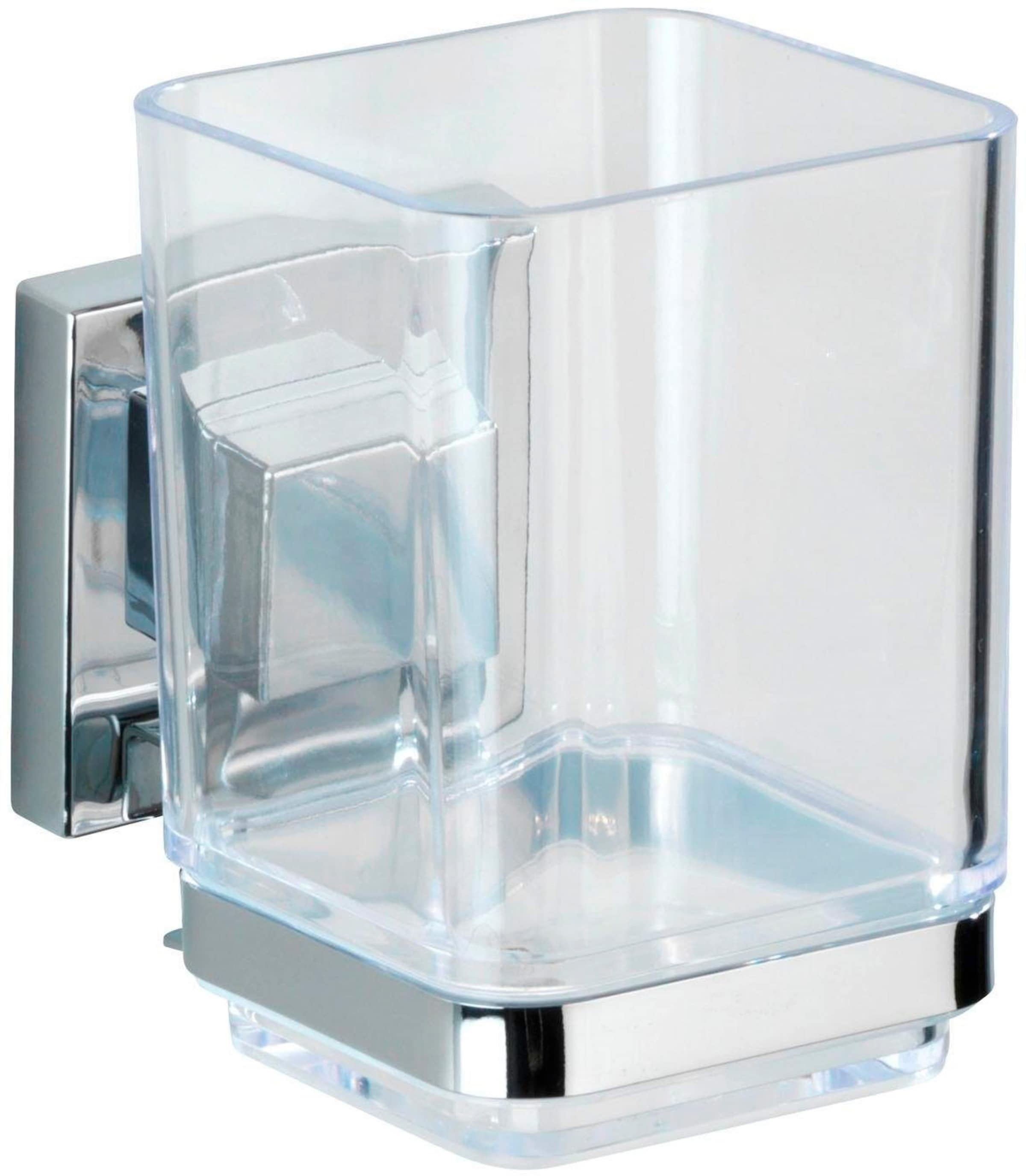WENKO Zahnputzbecher »Quadro« Vacuum-Loc®