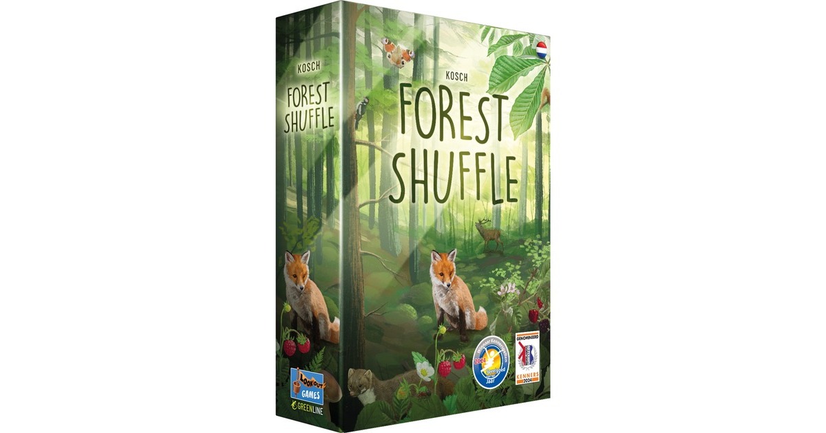 AsmodeeForest Shuffle Kaartspel  (Nederlands, 2 - 5 spelers, 60 minuten, Vanaf 10 jaar)