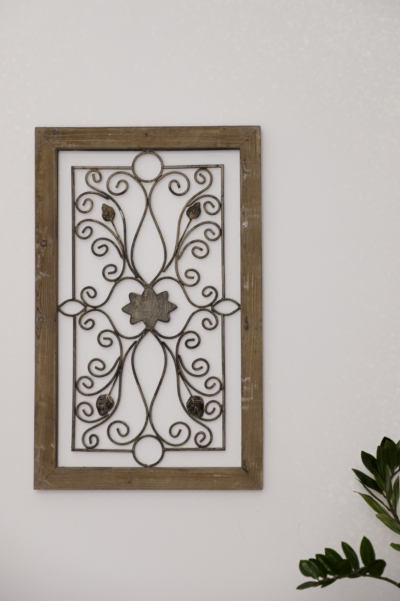 Wandbild 'Blumenranke', B 52 cm, H 83 cm, T 3 cm von fischer's lagerhaus