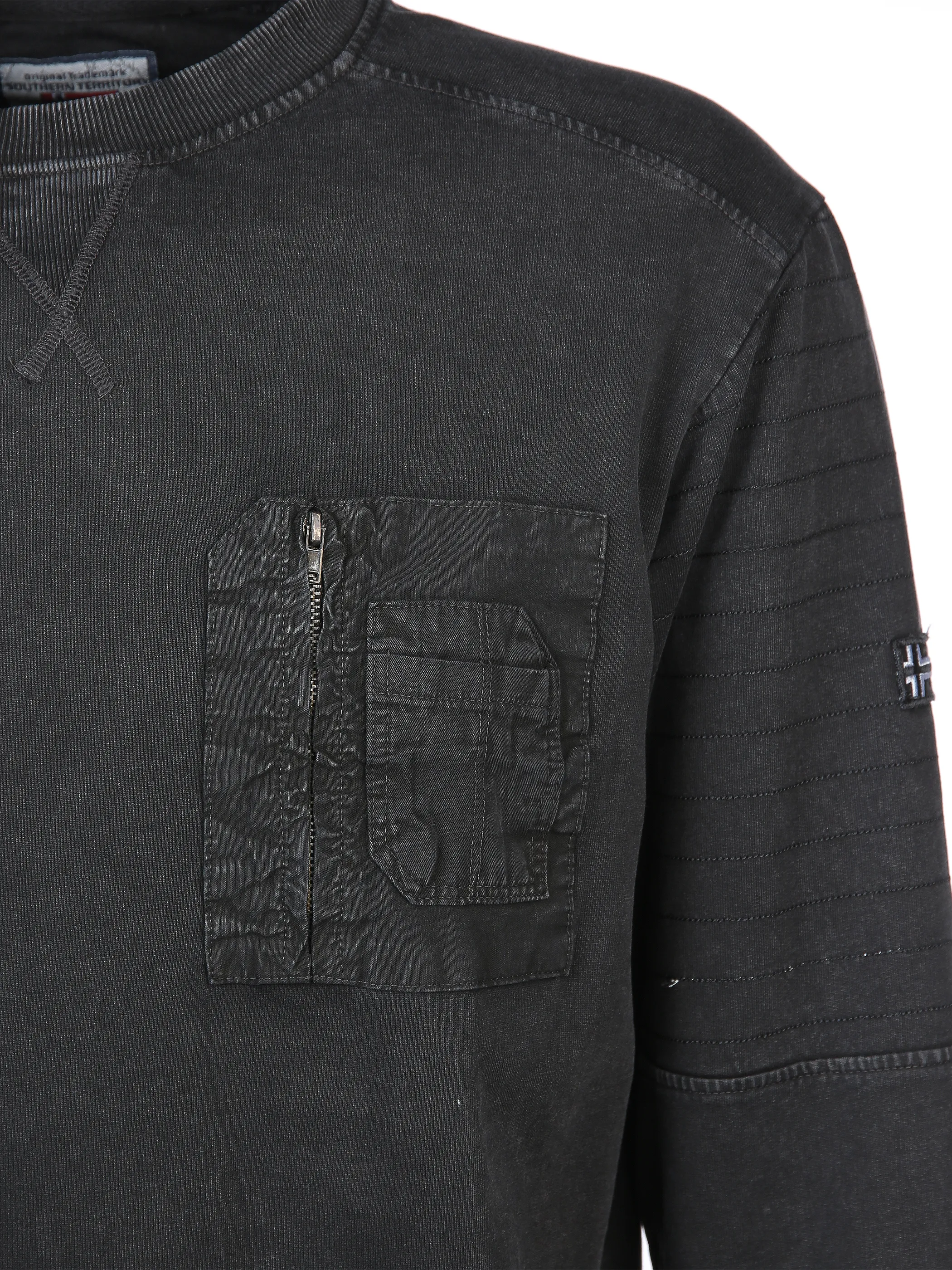 Herren Sweatshirt mit Brusttasche