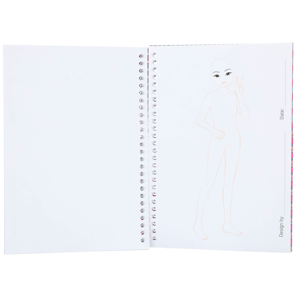 TOPModel Taschenmalbuch