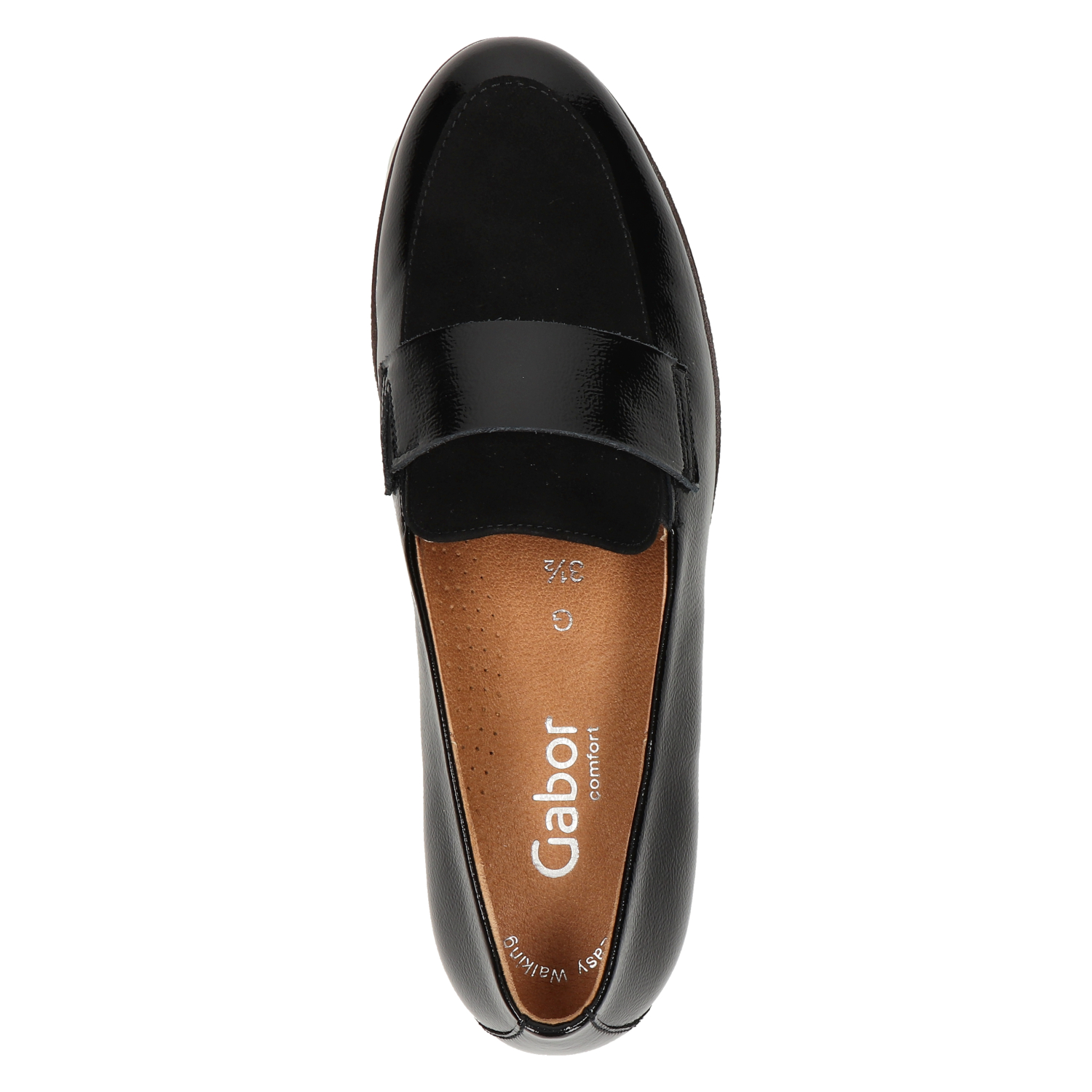dames loafer Gabor Zwart