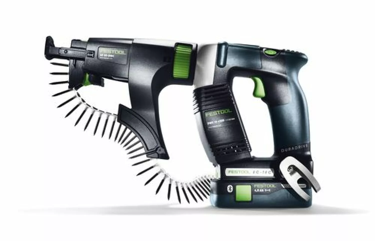 Festool DURADRIVE DWC 18-4500 HPC4,0 I-Plus 18V Li-Ion bandschroefmachine set (2x 4,0Ah) in systainer - 14Nm - koolborstelloos