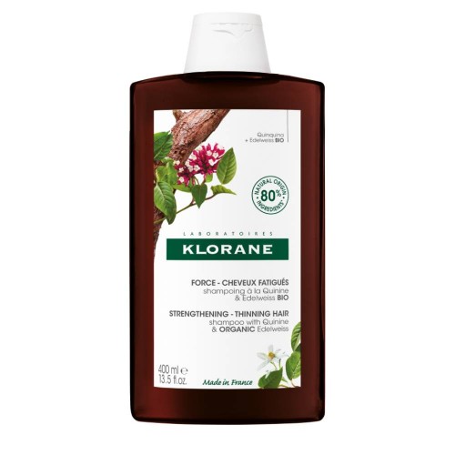 Klorane Quinina BIO Shampoo para Queda de Cabelo 400ml