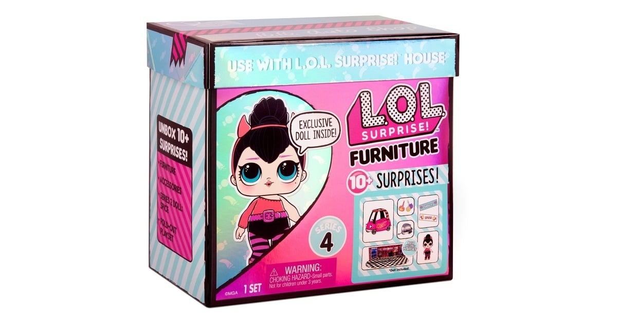 MGA EntertainmentL.O.L. Surprise! Furniture with Doll - BB Auto Shop & Spice Pop  (Serie 4)