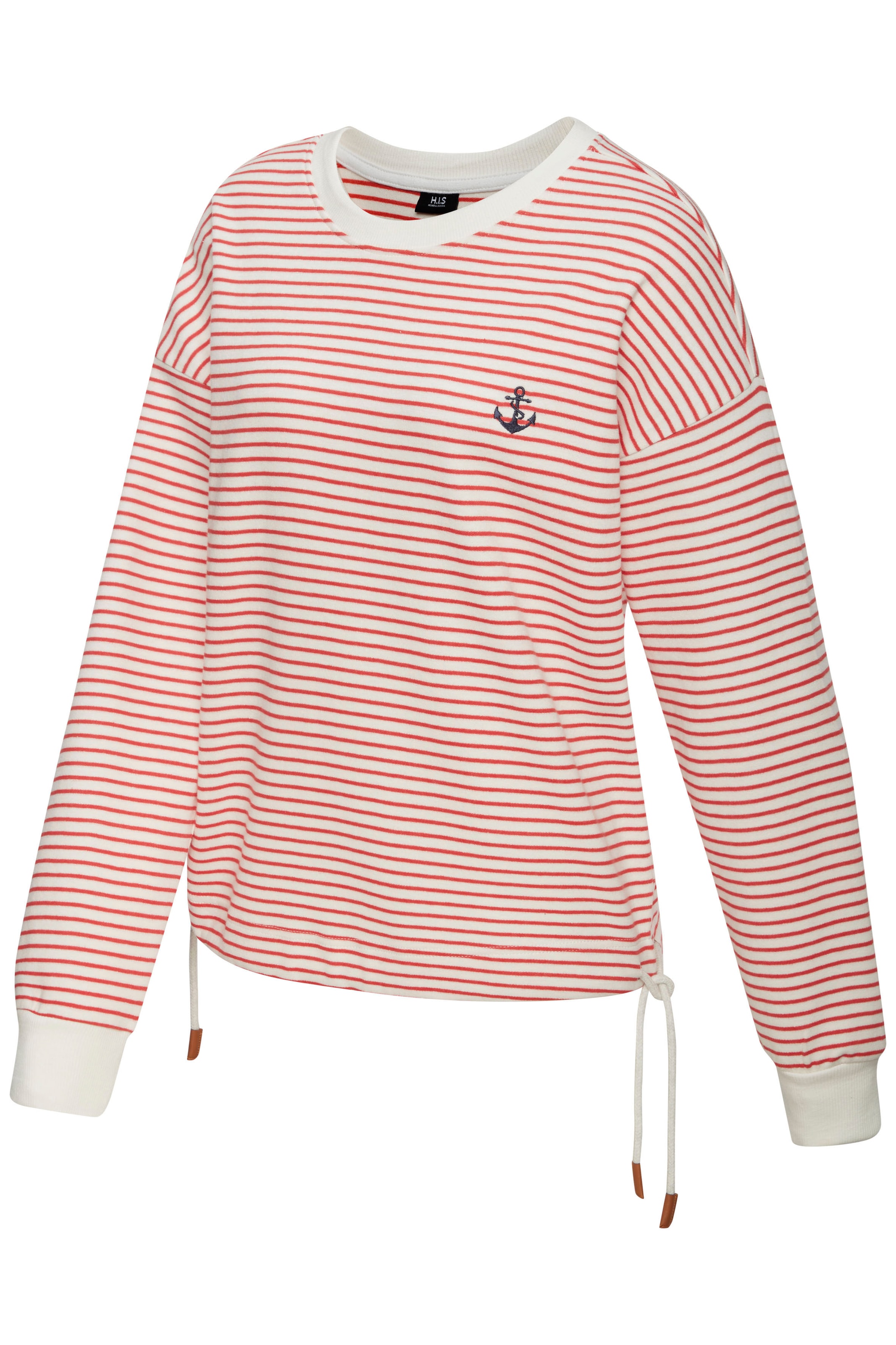 H.I.S Sweatshirt , mit Kordelzug am Saum, Loungewear