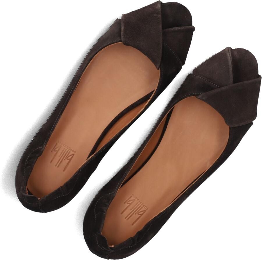 BILLI BI Ballerina Dames A9410 Maat: 41 Materiaal: Suède Kleur: Bruin