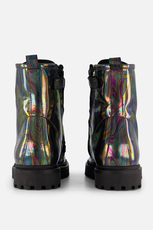 Giga Veterboots Hollogram zwart Leer