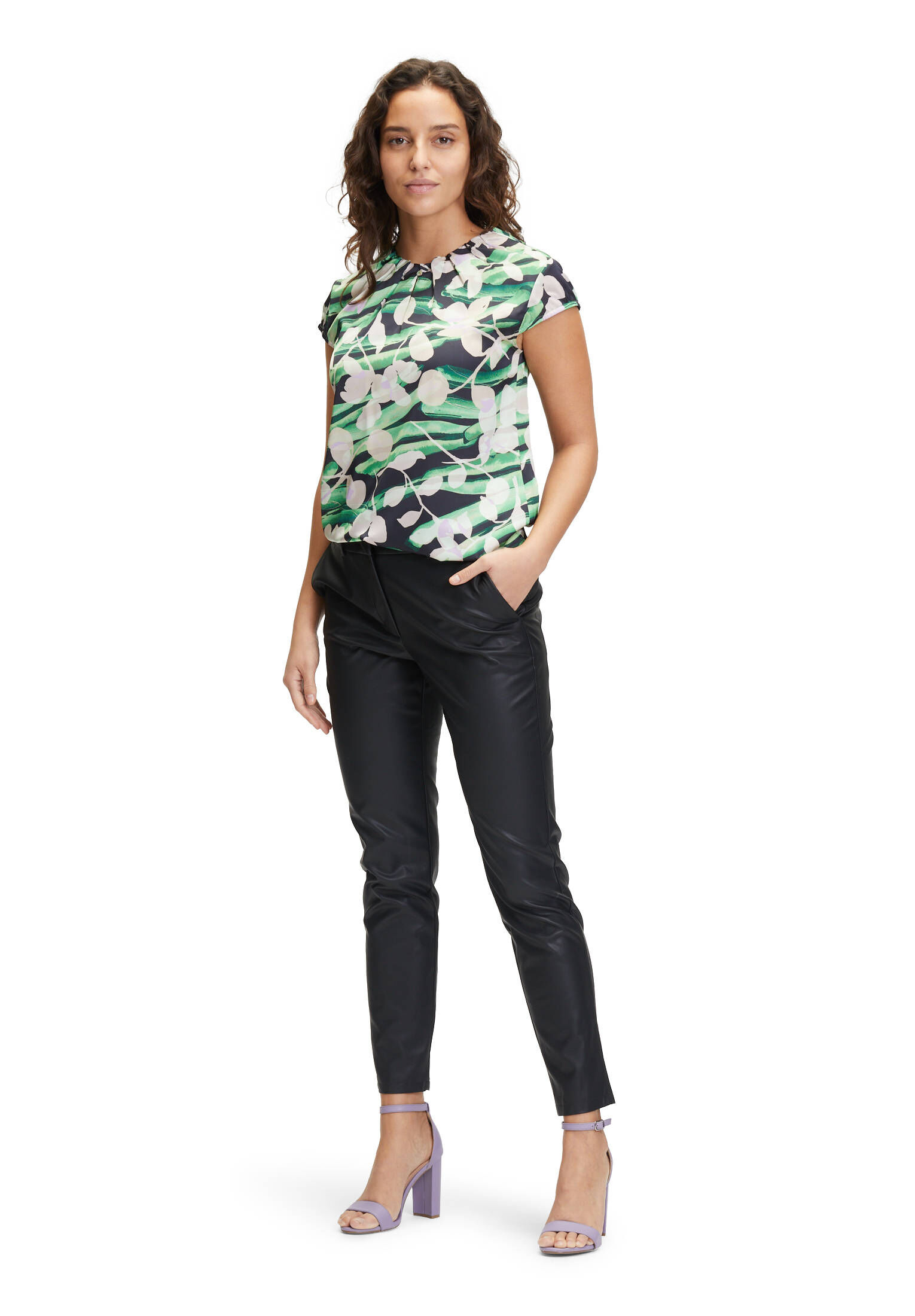 Betty & Co| Damen Schlupfbluse kurzarm