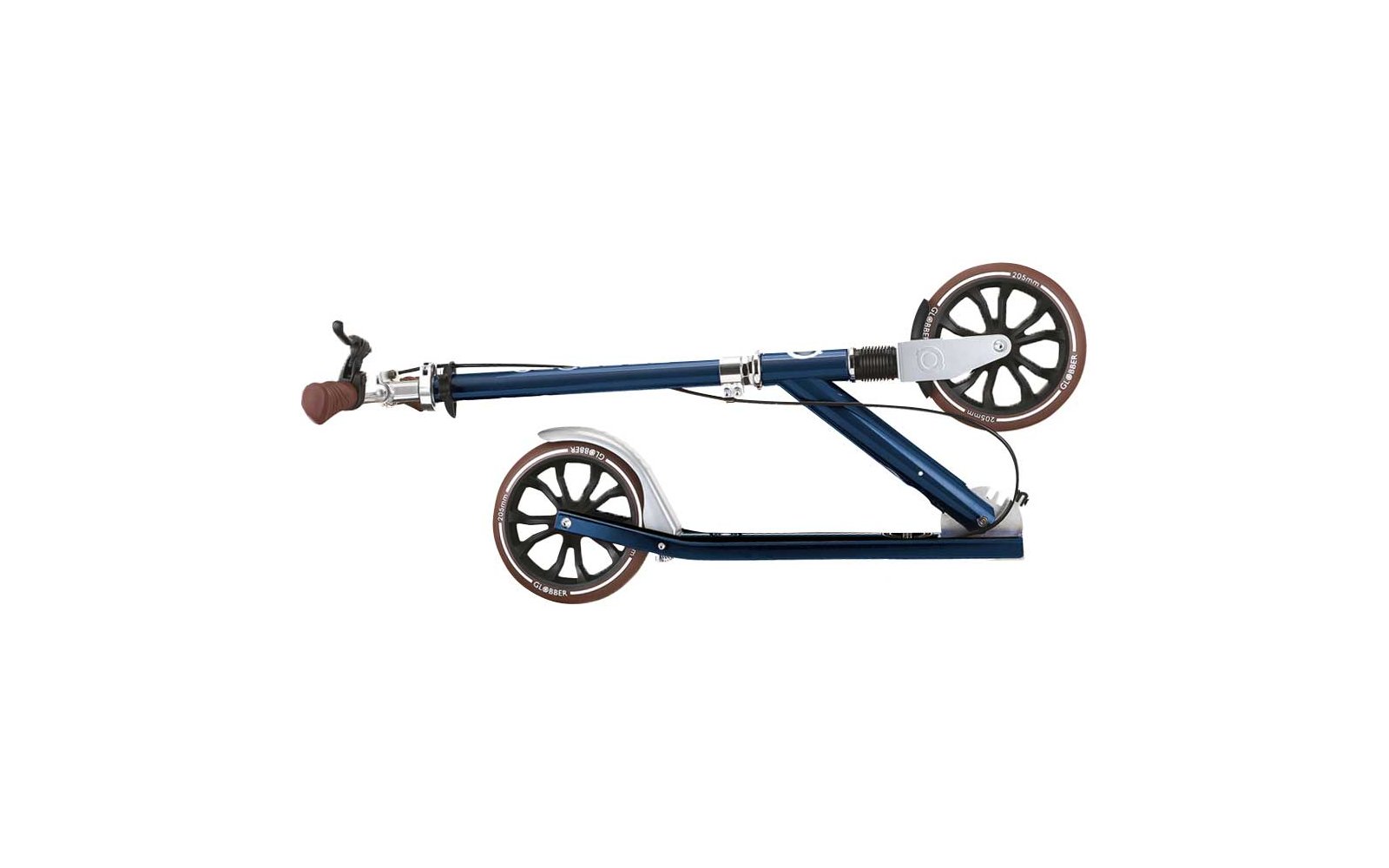 Globber NL-205 Deluxe klappbarer Scooter Blau