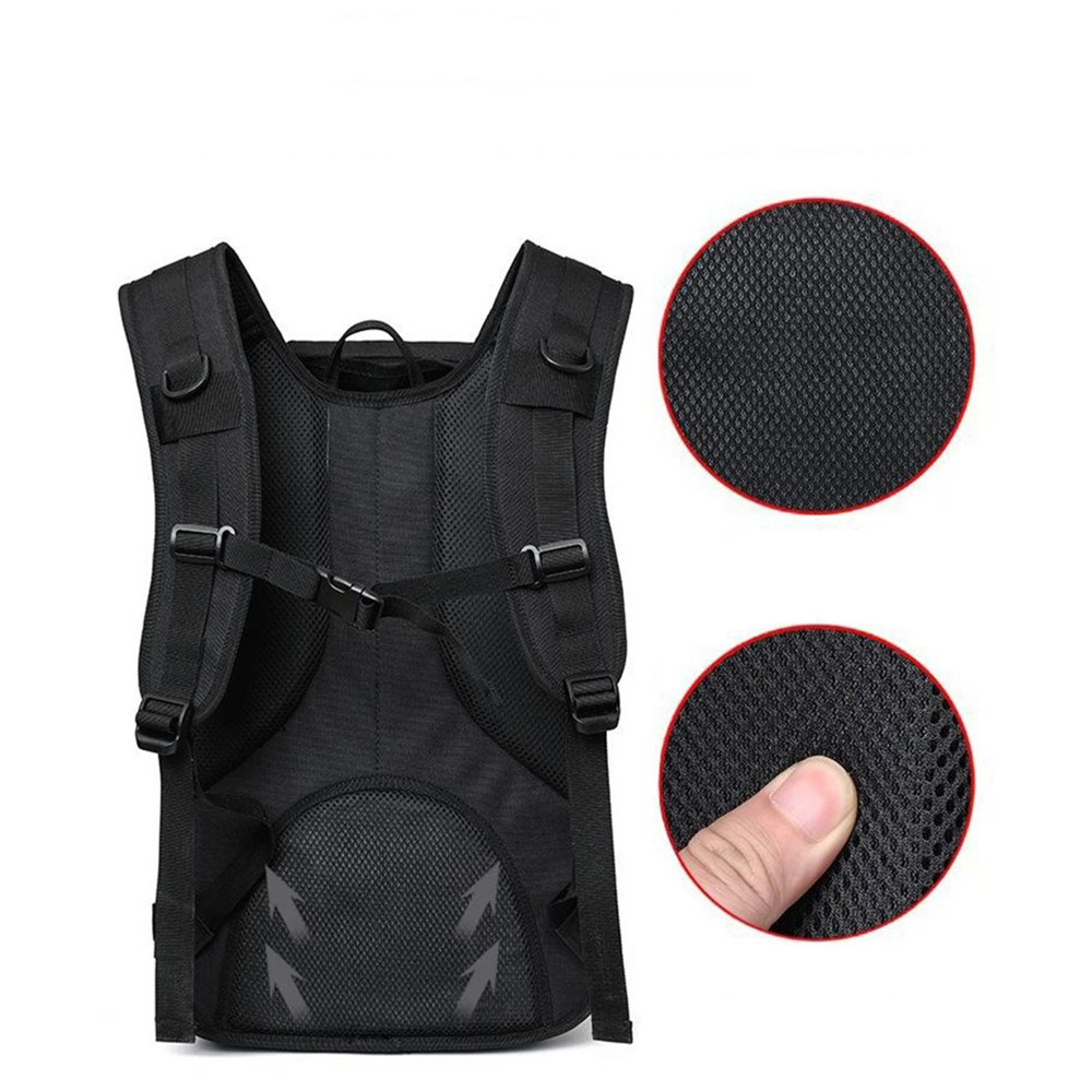 (20L) Taktischer Militär Wander Rucksack MOLLE System Outdoor Camping Backpack - Schwarz