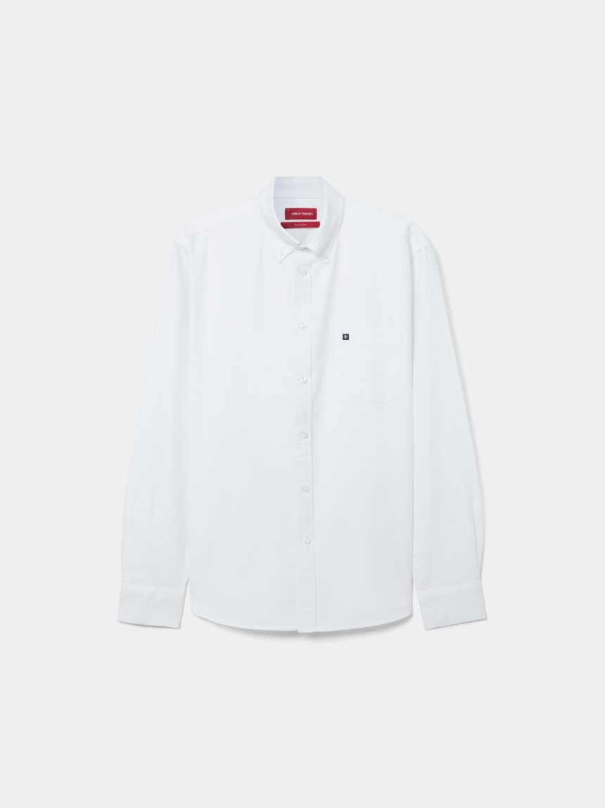 Camisa regular fit de algodão