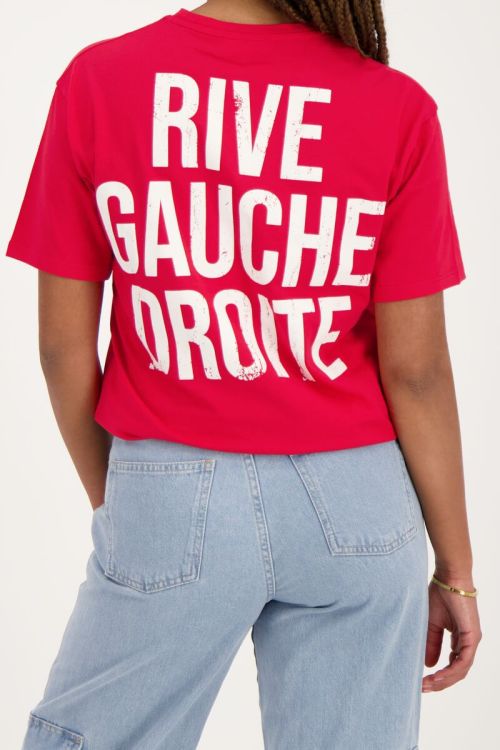 Rood T-shirt Rive Gauche Droite