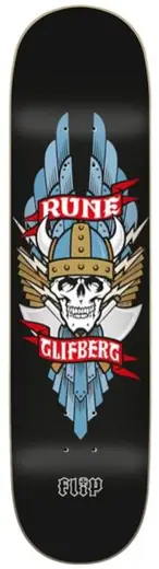 Flip Viking Rune Glifberg Skateboard Deck | SkatePro