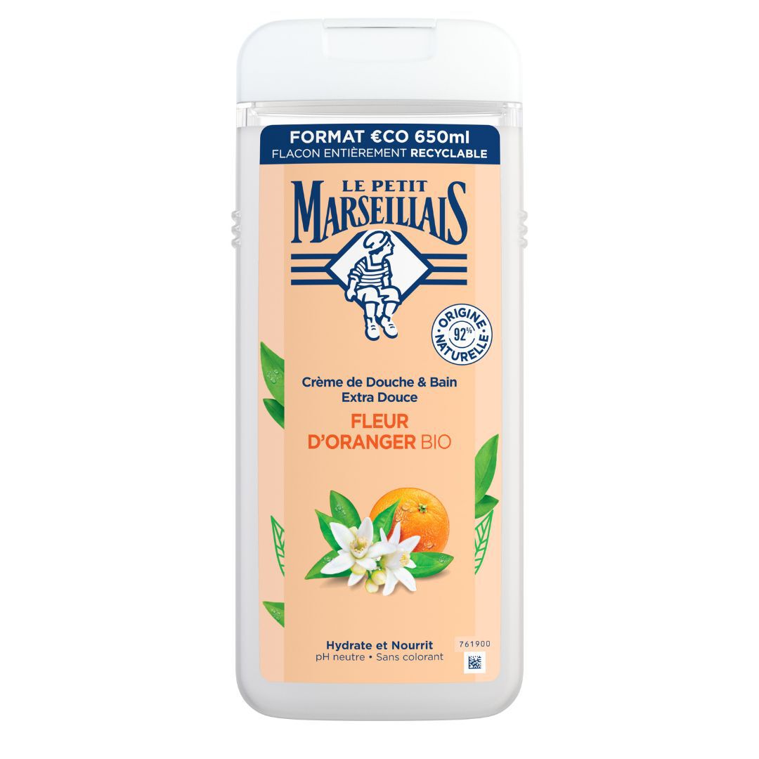 Les Petit Marseillais  Gel Duche Flor de Laranjeira BIO - 650ml