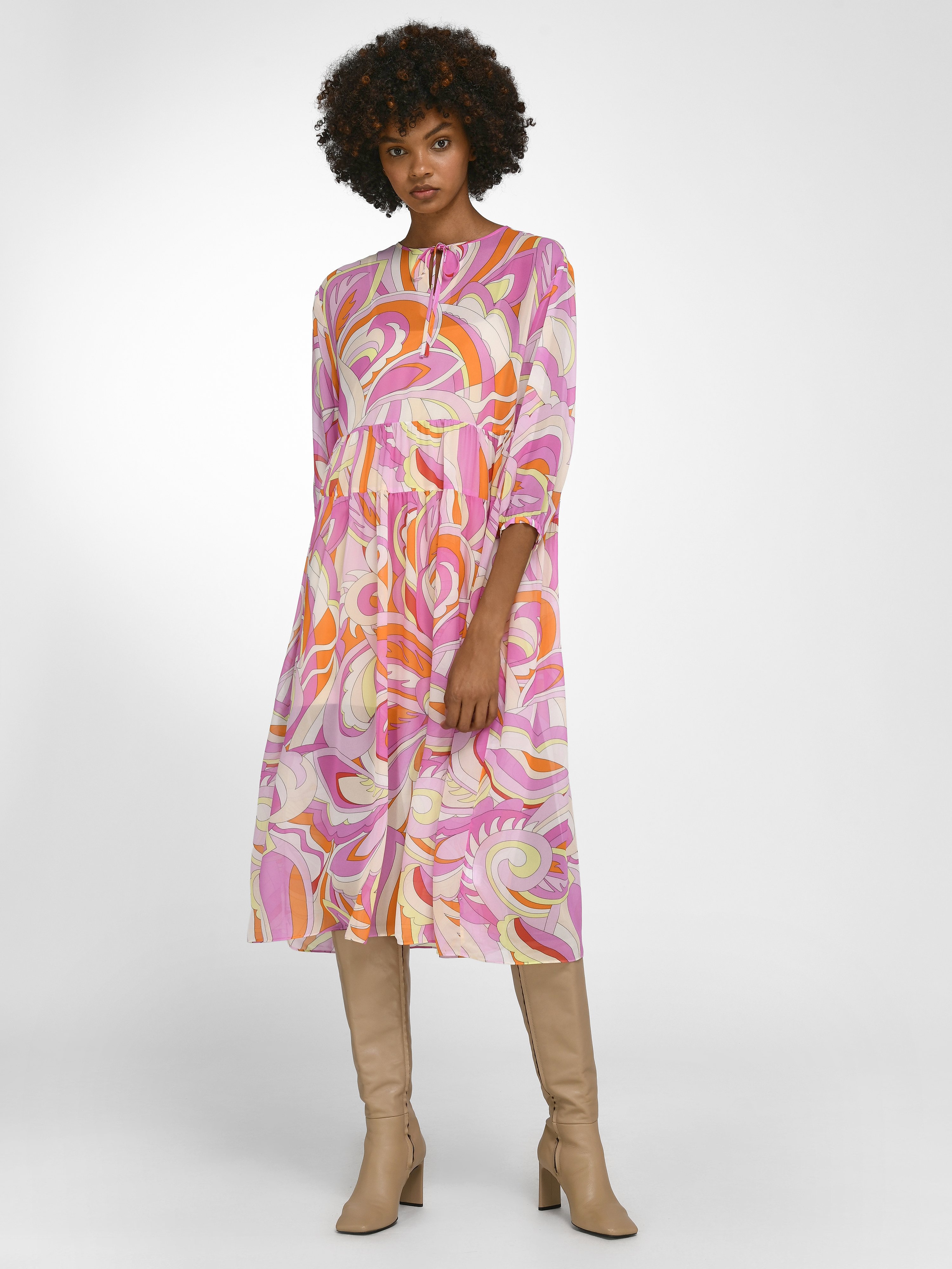 Kleid mit 3/4-Arm