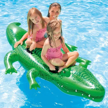 Intex Reittier Krokodil mit 4 Haltegriffen