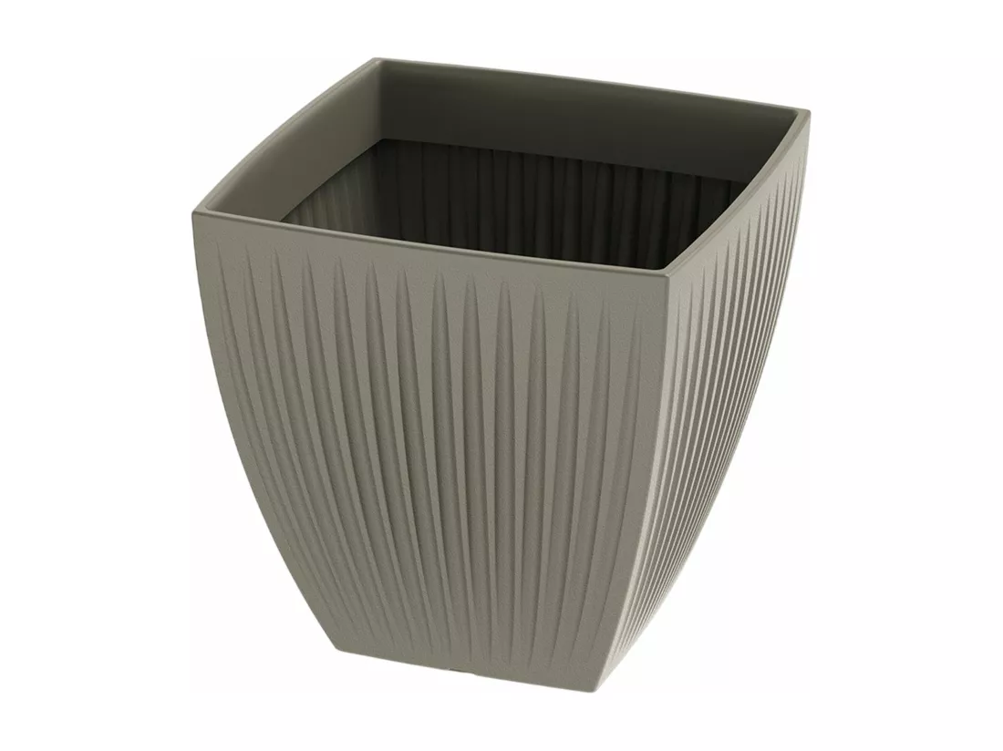 Pot Latia Carré MIDL Ø48x48 Mocca