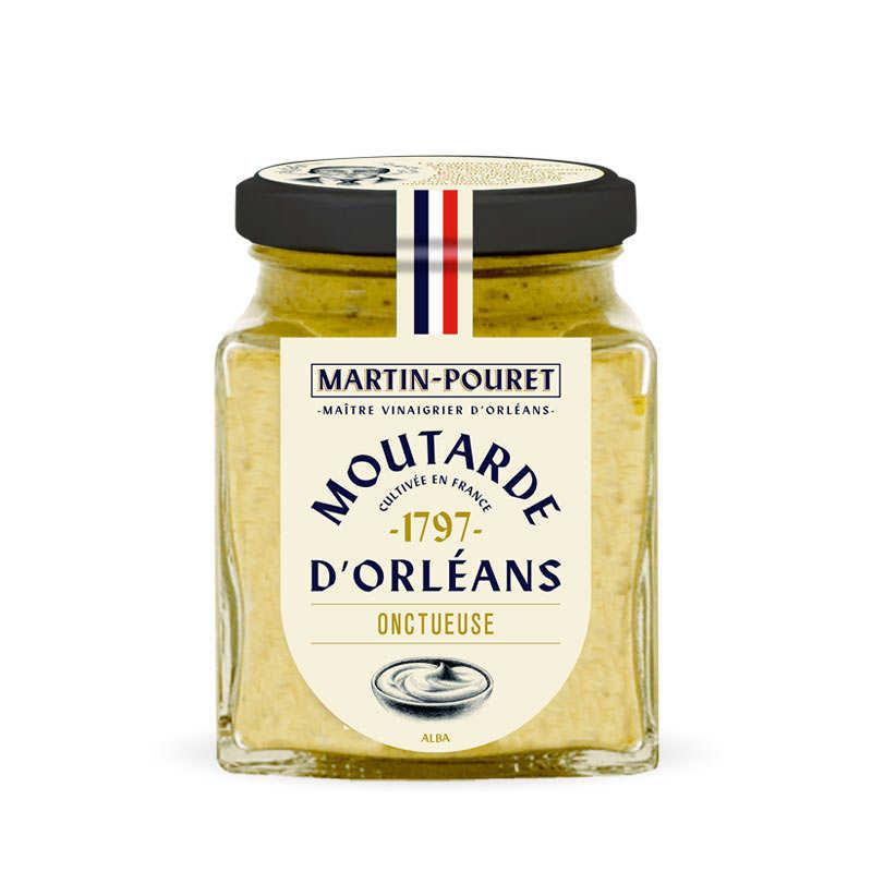 Moutarde d'Orléans onctueuse aux graines du Val de Loire