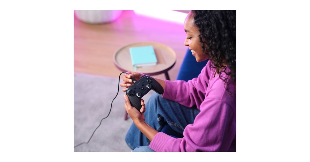 TrustGXT 542 Muta draadloze gamecontroller  (Zwart, Nintendo Switch, PC, Tablet, Laptop, Smartphone)