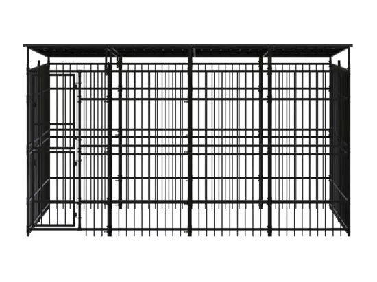 Chenil cage enclos pac noire 384 x 192 x 200 cm 02_0041766