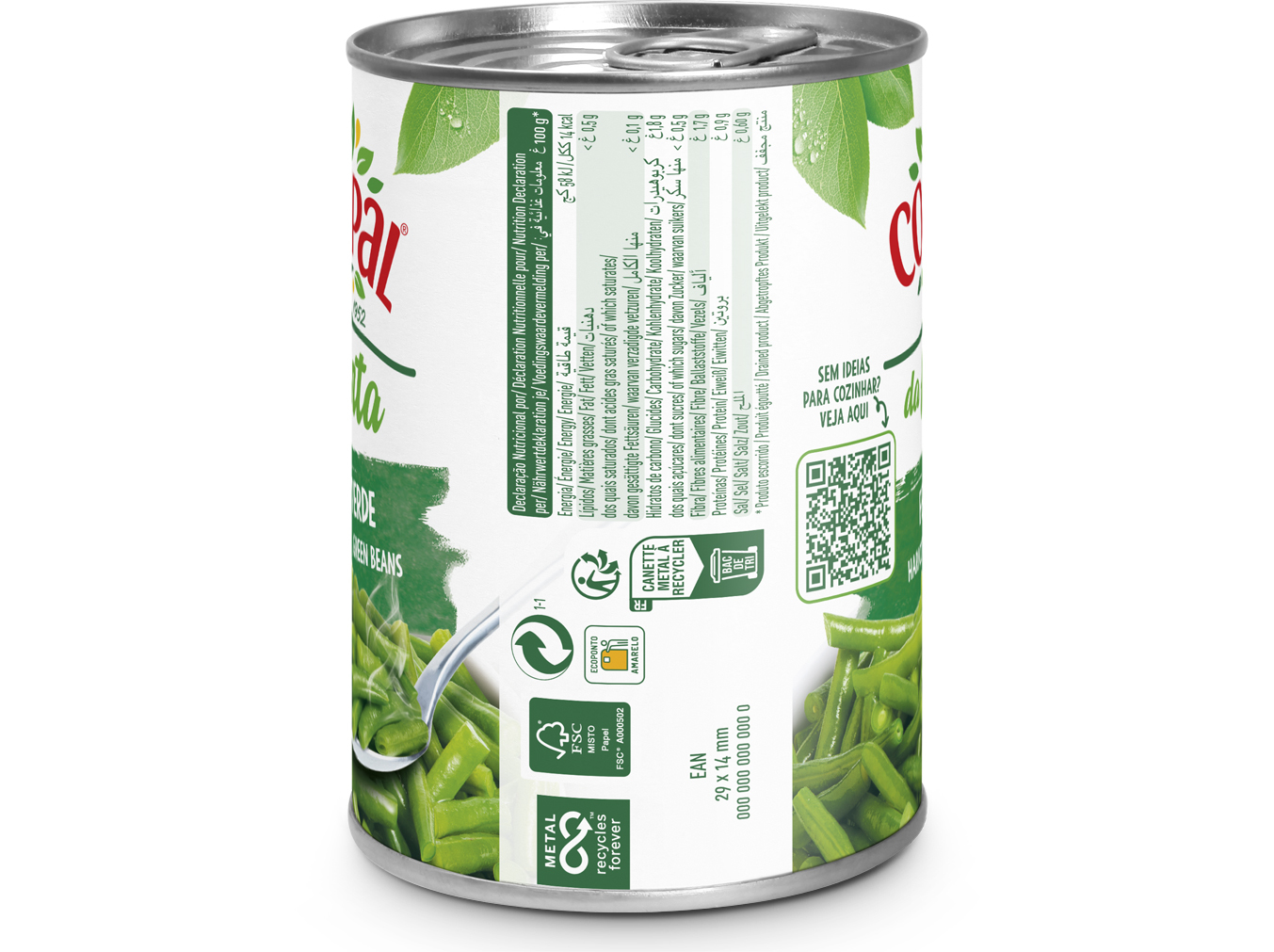 FEIJÃO VERDE COMPAL HORTA 410GR