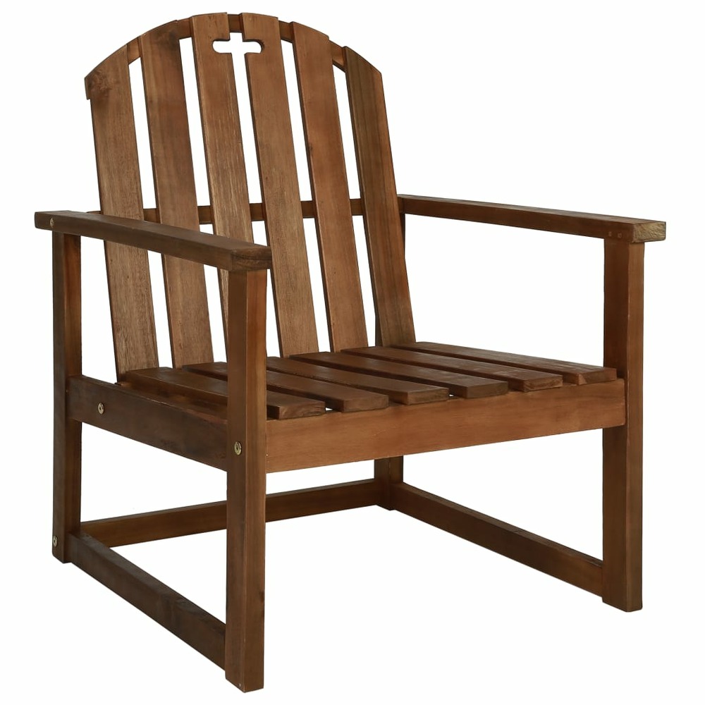 Salon de jardin meuble d'extérieur ensemble de mobilier 4 pièces bois d'acacia solide