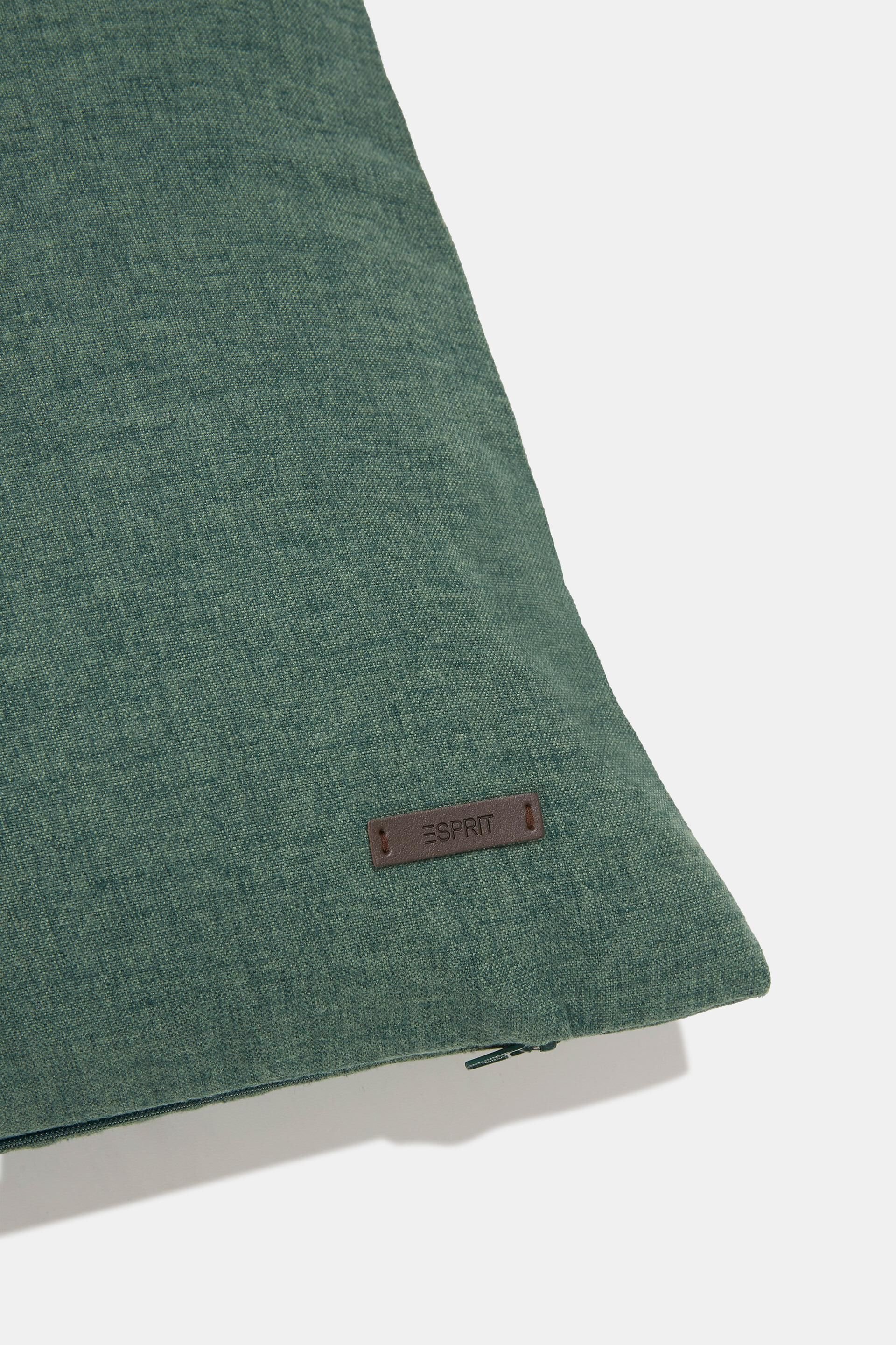 Housse de coussin en mélange de matières à teneur en micro velours
