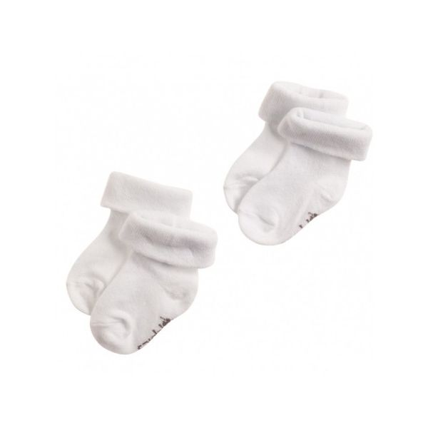 Noppies Sokjes 2 Pack Beef White 3-6 Mnd