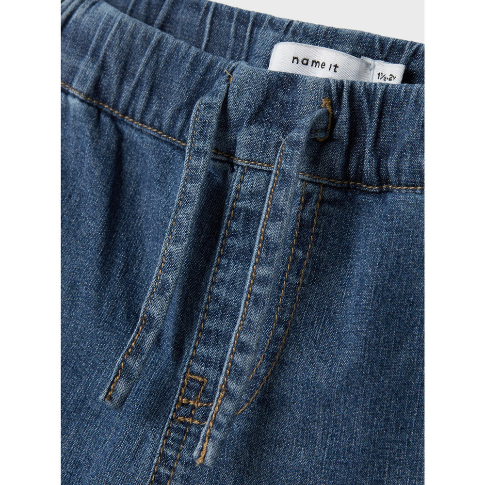 Køb Name It Dark Blue Denim Ben Jogger Denim Knickers